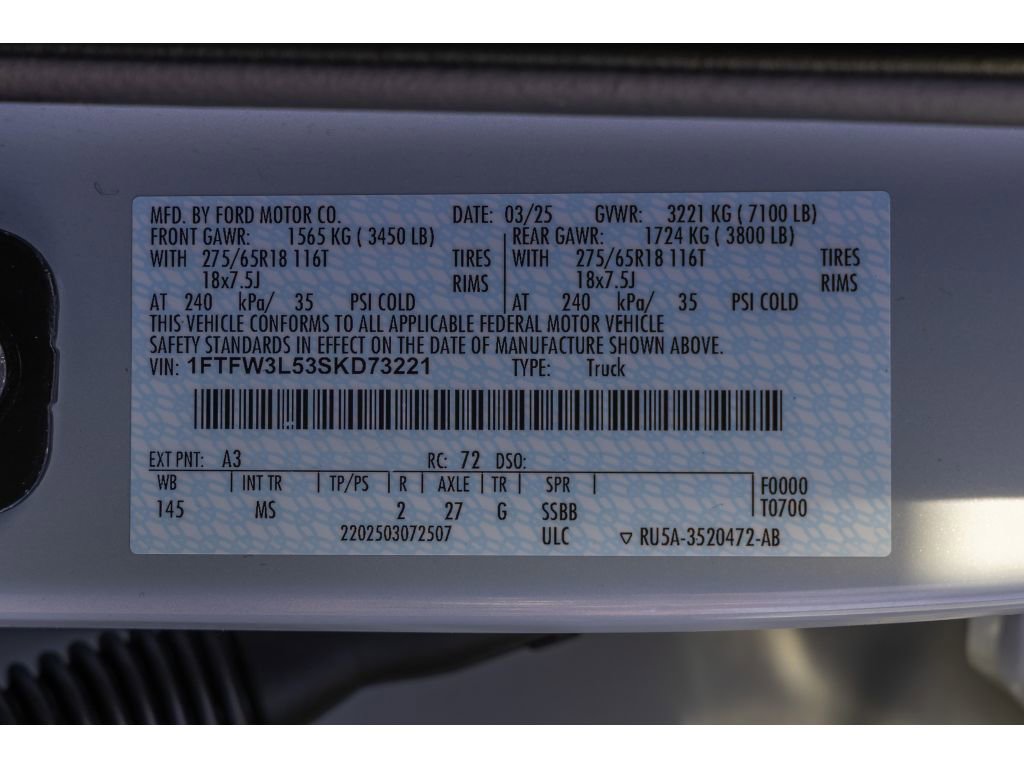 Used 2025 Ford F150 XLT w/ Equipment Group 301A Standard image 29