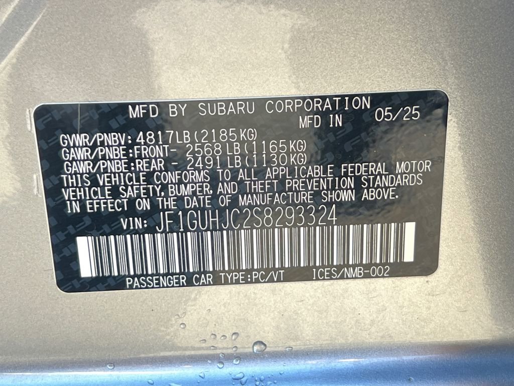 Certified 2025 Subaru Impreza RS image 33