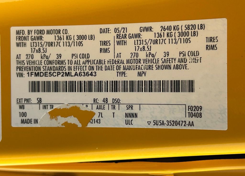 Used 2021 Ford Bronco Wildtrak AWD/4WD image 34