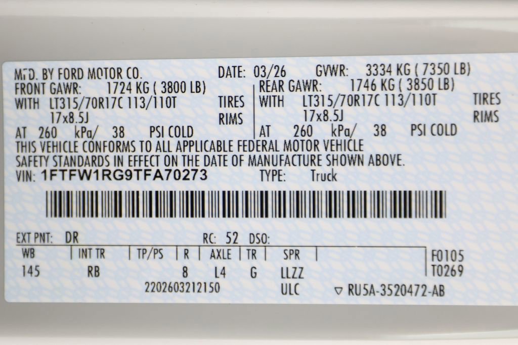 Used 2026 Ford F150 Raptor AWD/4WD image 56