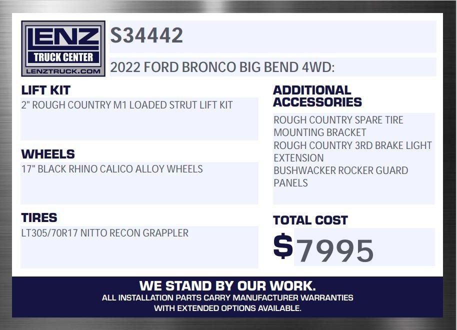 Used 2022 Ford Bronco Big Bend video 2