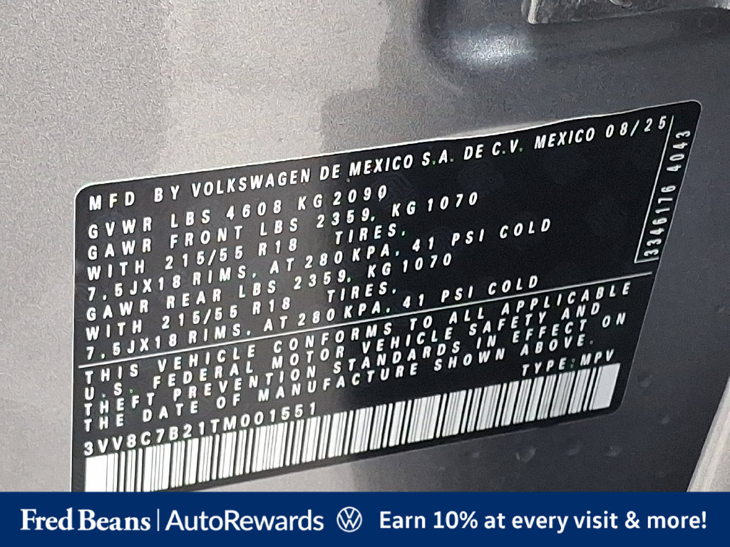 Used 2026 Volkswagen Taos S AWD/4WD image 31
