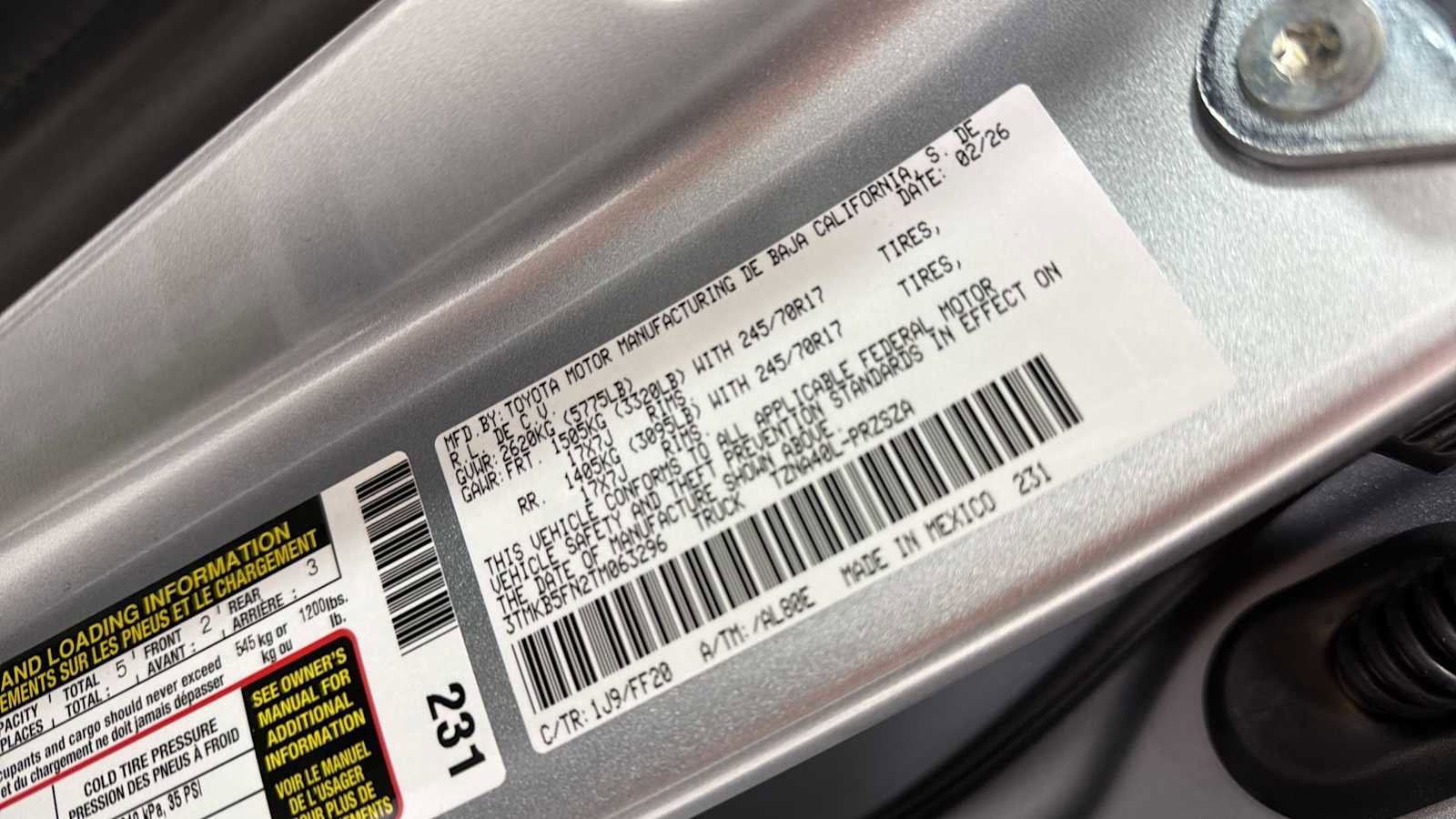 New 2026 Toyota Tacoma SR5 image 11