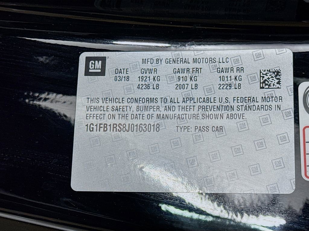 Used 2018 Chevrolet Camaro LT w/ RS Package image 39