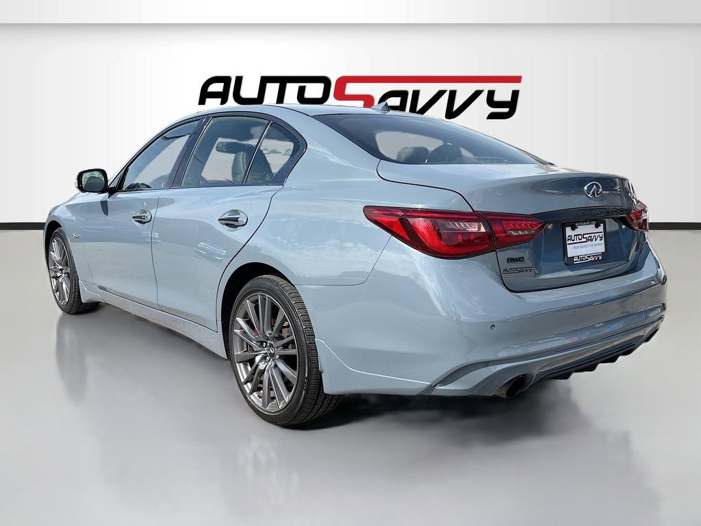 Used 2022 INFINITI Q50 Red Sport 400 w/ Carbon Fiber Package image 5