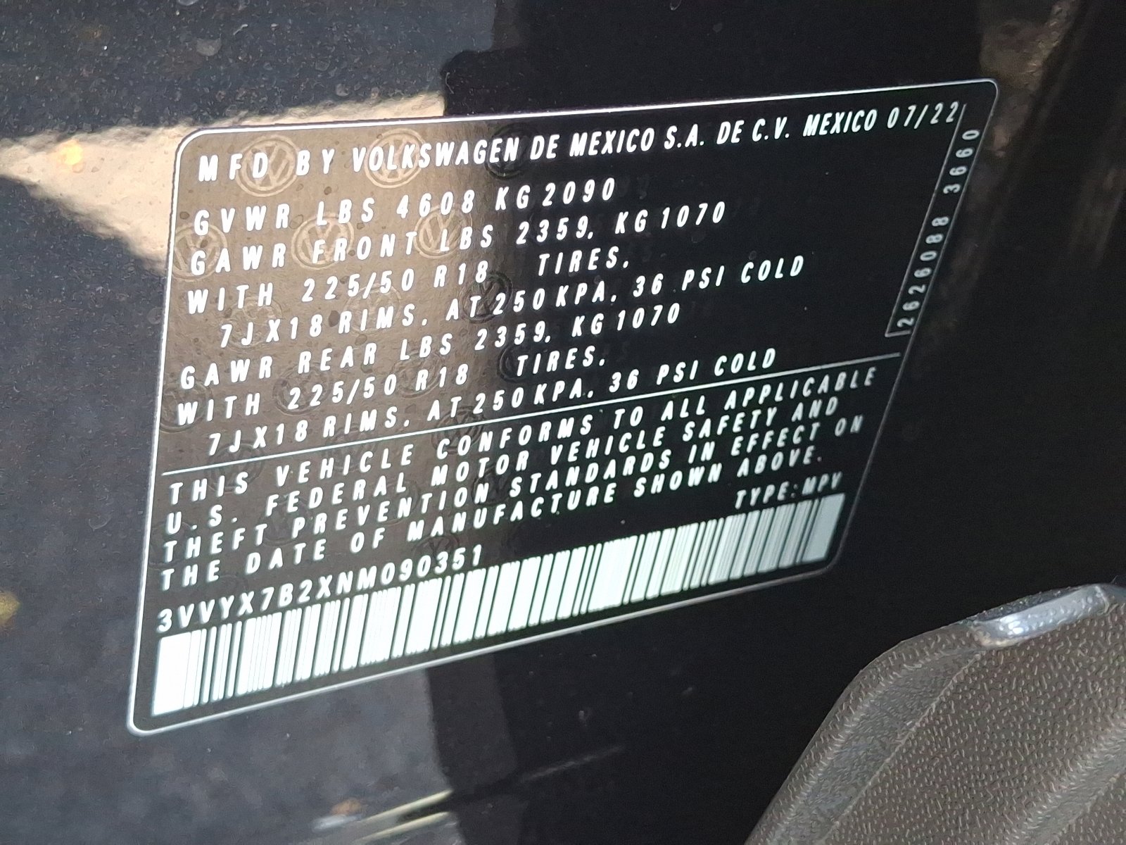 Used 2022 Volkswagen Taos SE w/ Driver Assistance Package AWD/4WD image 28