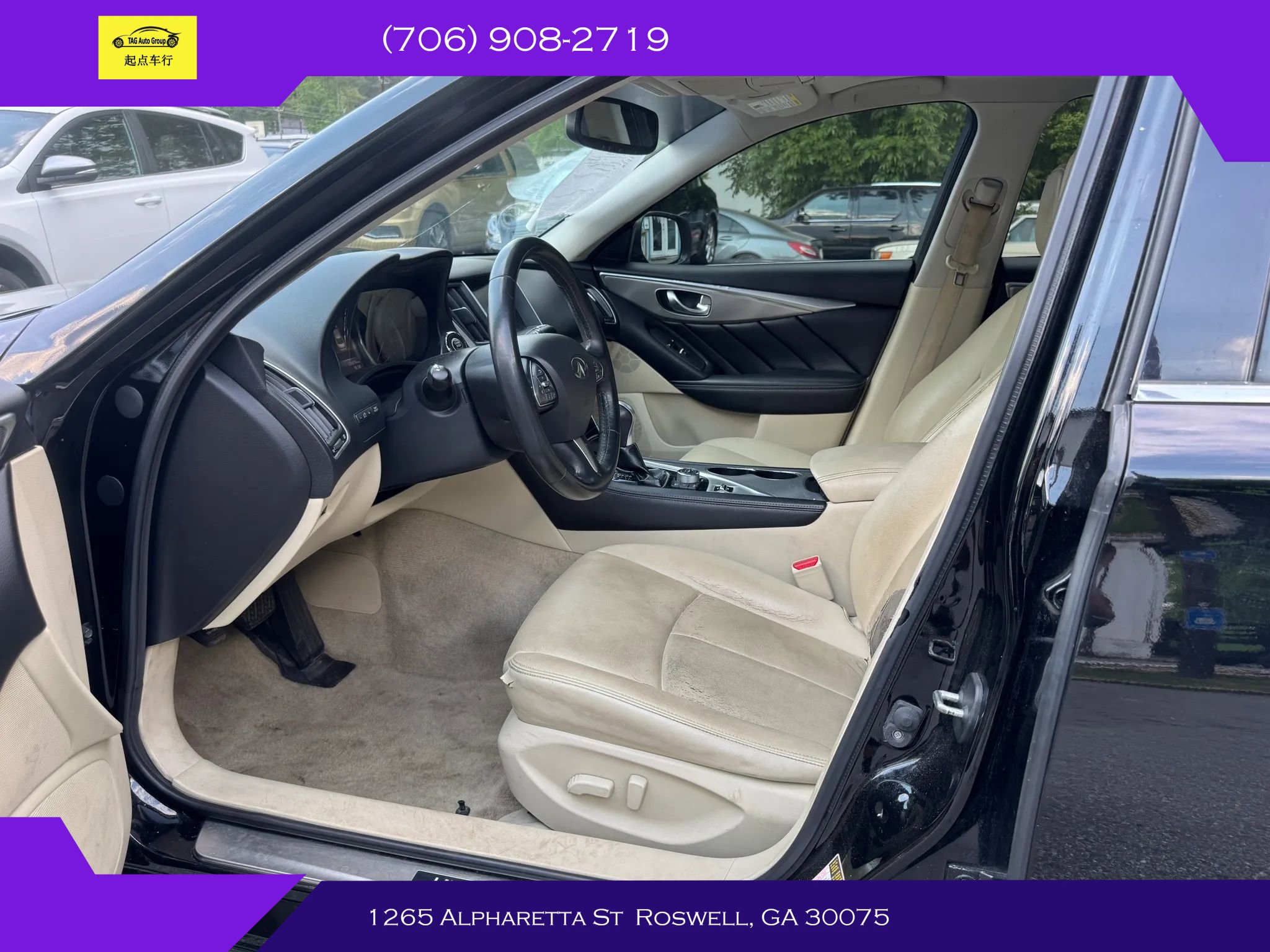 Used 2015 INFINITI Q50 Premium w/ Navigation Package RWD image 12