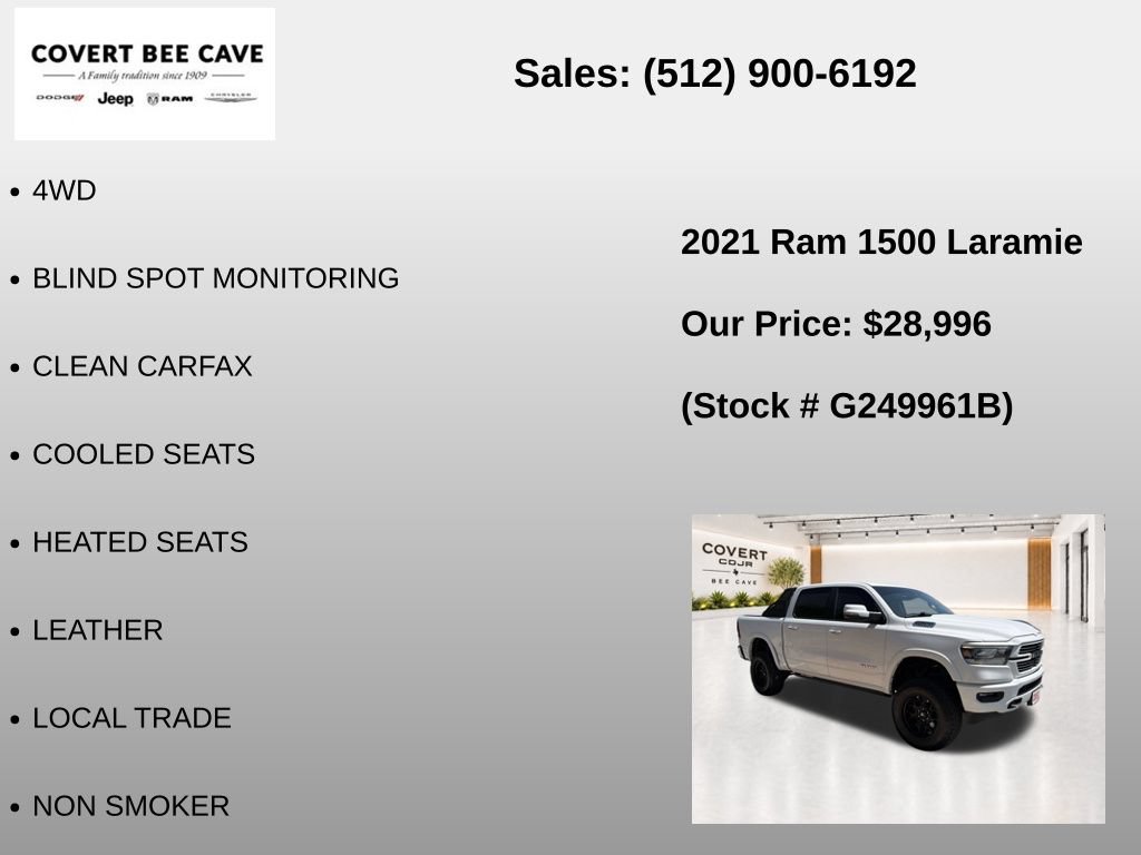 Used 2021 RAM 1500 Laramie w/ Laramie Southwest Edition AWD/4WD image 7