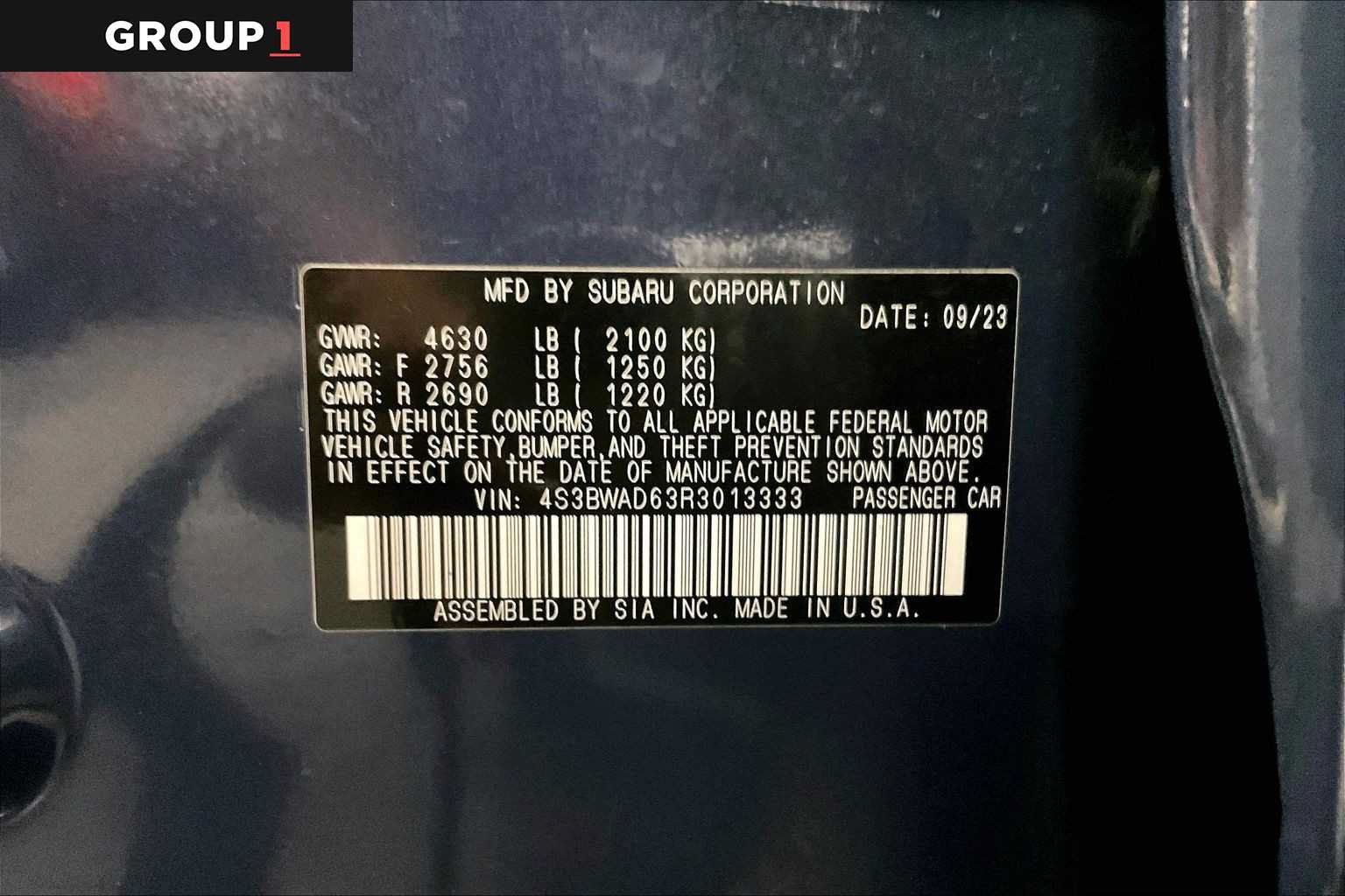 Certified 2024 Subaru Legacy Premium AWD/4WD image 35