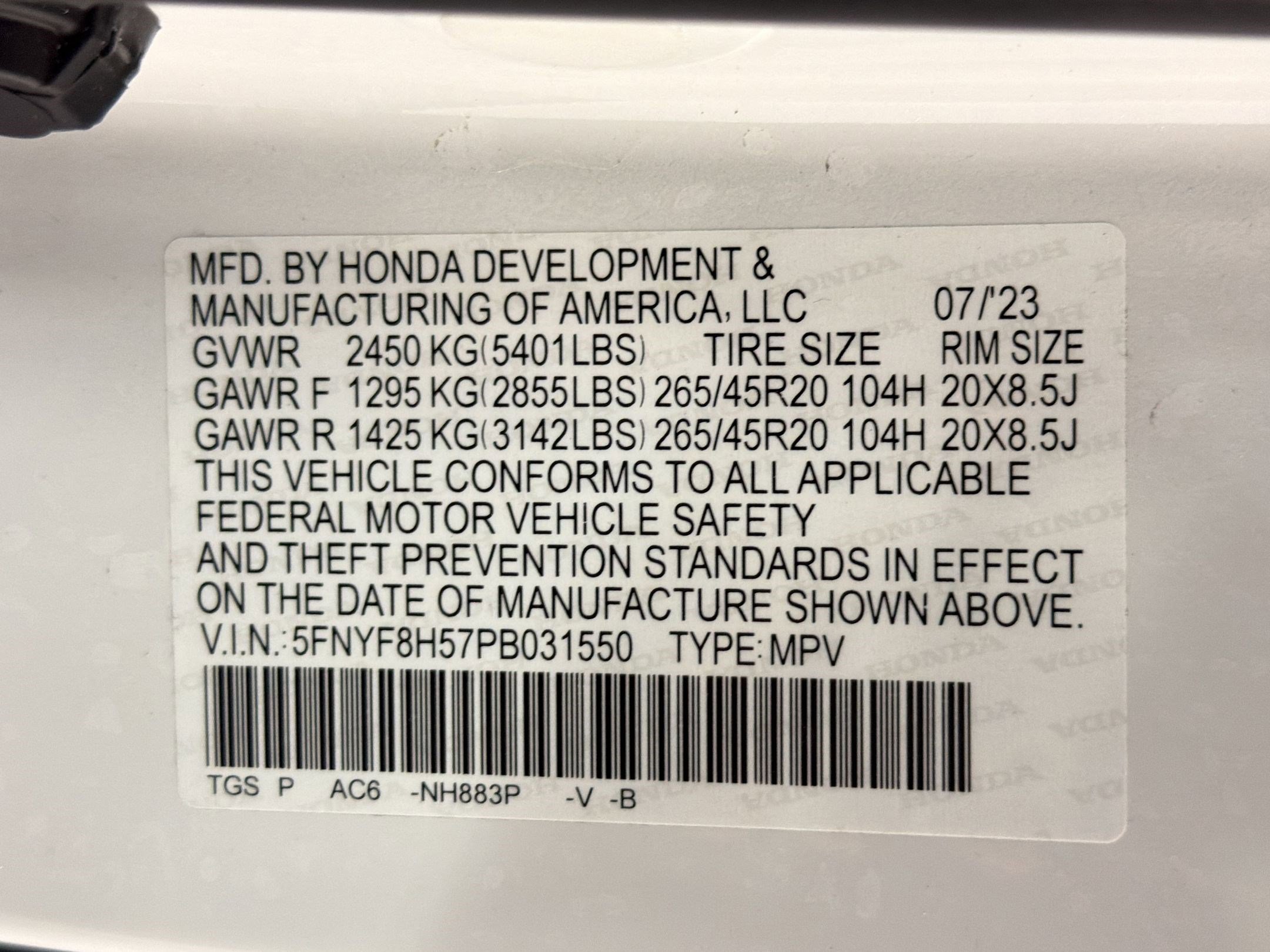 Certified 2023 Honda Passport EX-L image 21
