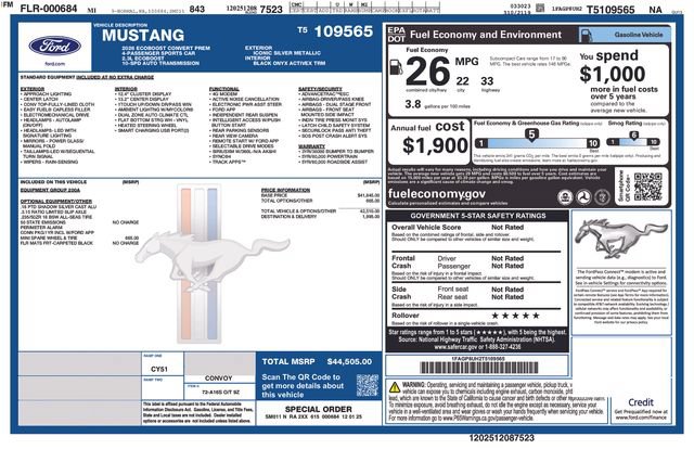 Used 2026 Ford Mustang Premium RWD image 14