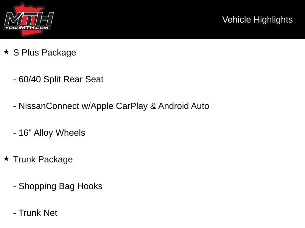 Used 2024 Nissan Versa S w/ S Plus Package image 5