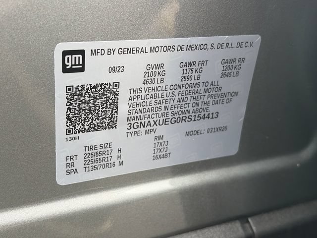 Used 2024 Chevrolet Equinox LT w/ LPO, Floor Liner Package AWD/4WD image 30