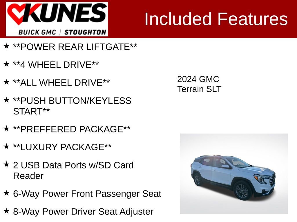 Used 2024 GMC Terrain SLT image 3