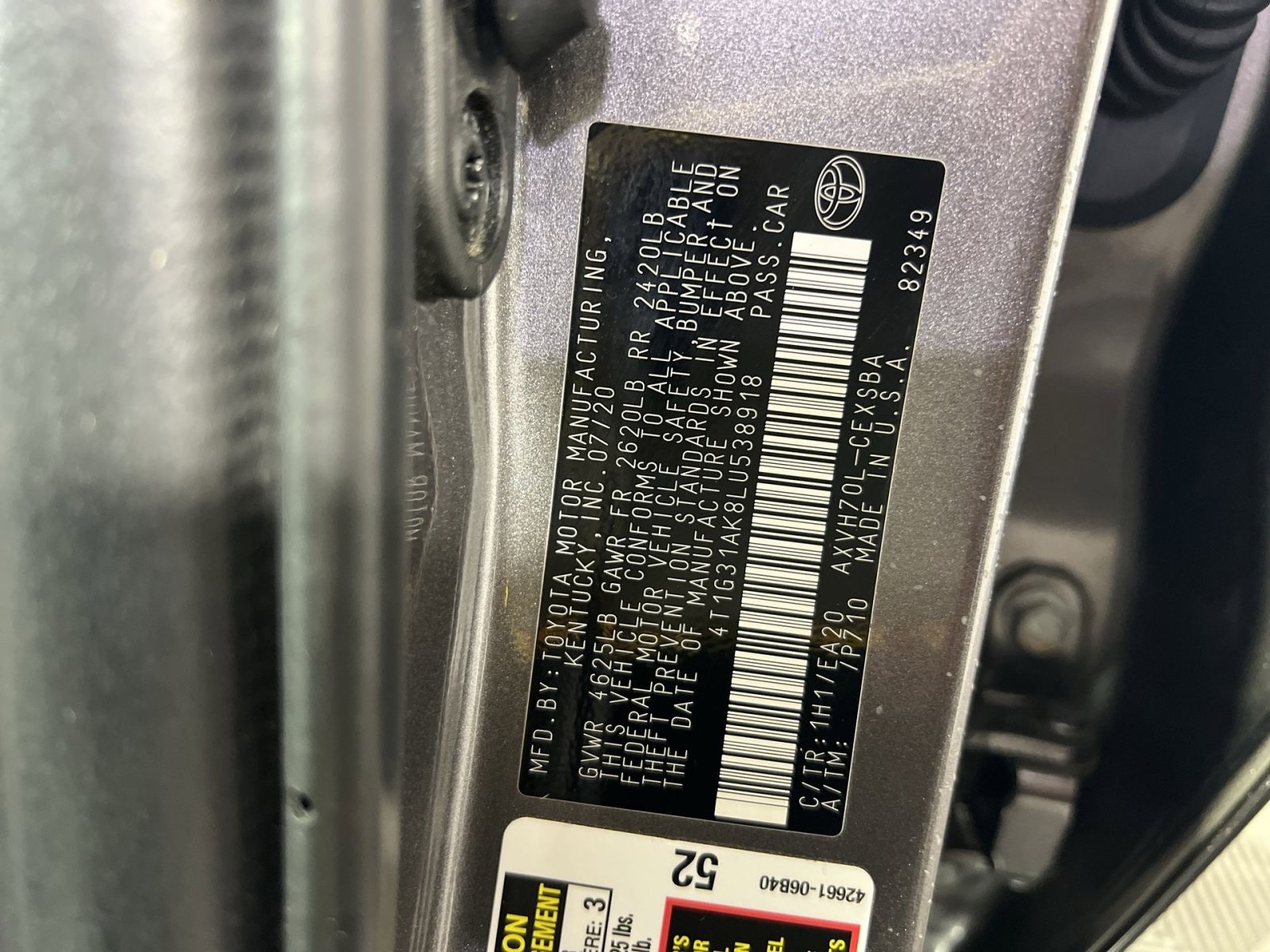 Used 2020 Toyota Camry SE image 30