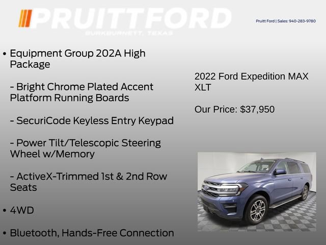 Used 2022 Ford Expedition Max XLT AWD/4WD image 19