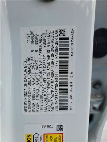 Used 2022 Honda Civic Sport image 24