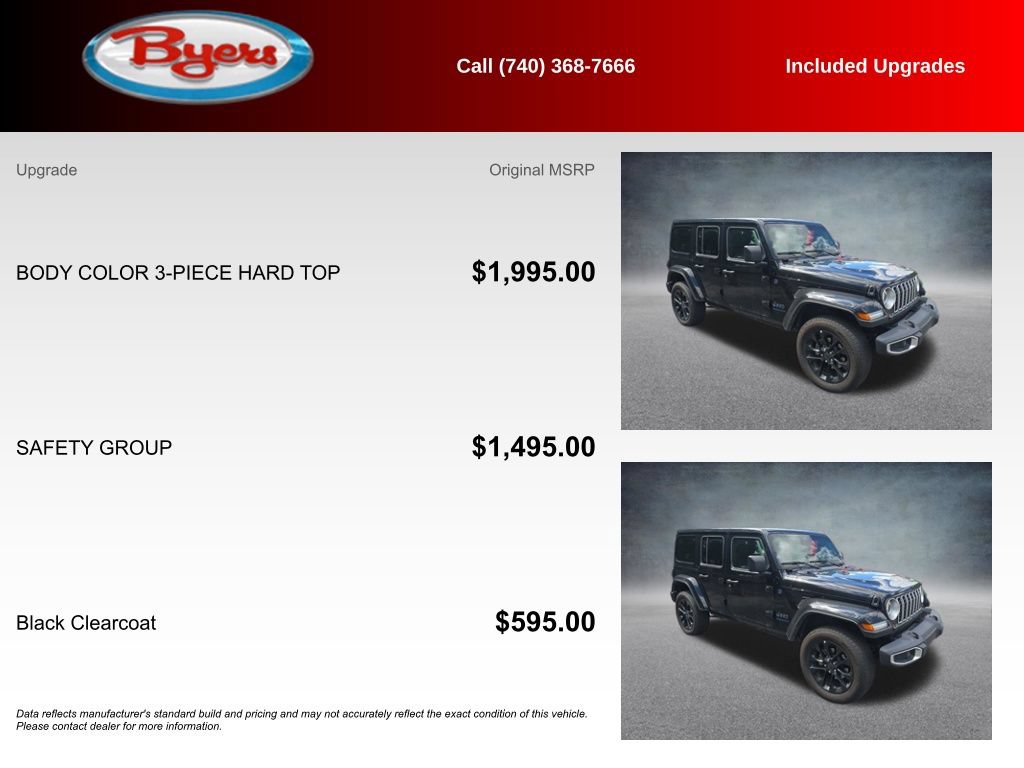 Used 2025 Jeep Wrangler Unlimited Sahara w/ Safety Group AWD/4WD image 5