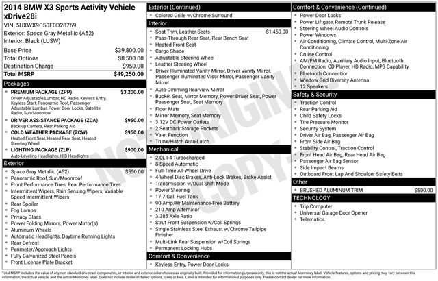 Used 2014 BMW X3 xDrive28i image 5