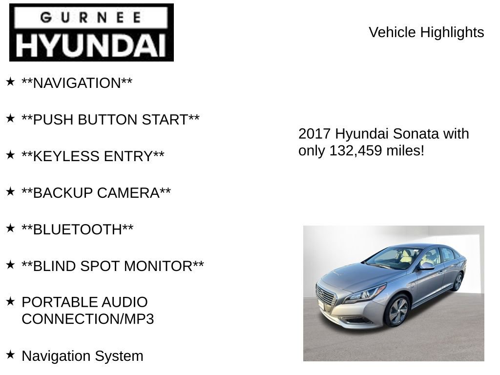 Used 2017 Hyundai Sonata Plug-In Hybrid image 7