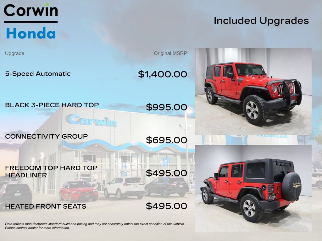 Used 2017 Jeep Wrangler Unlimited Sahara w/ Connectivity Group image 4