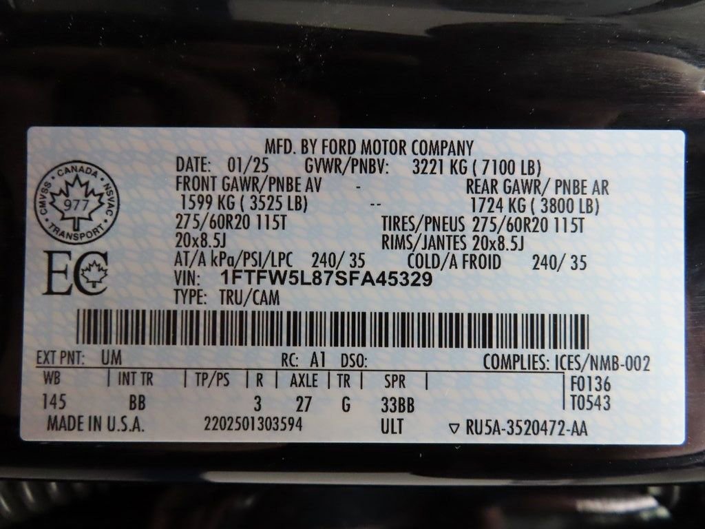 Used 2025 Ford F150 Lariat AWD/4WD image 72