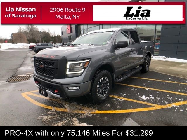 Used 2021 Nissan Titan PRO-4X w/ Off Road Protection Package image 1