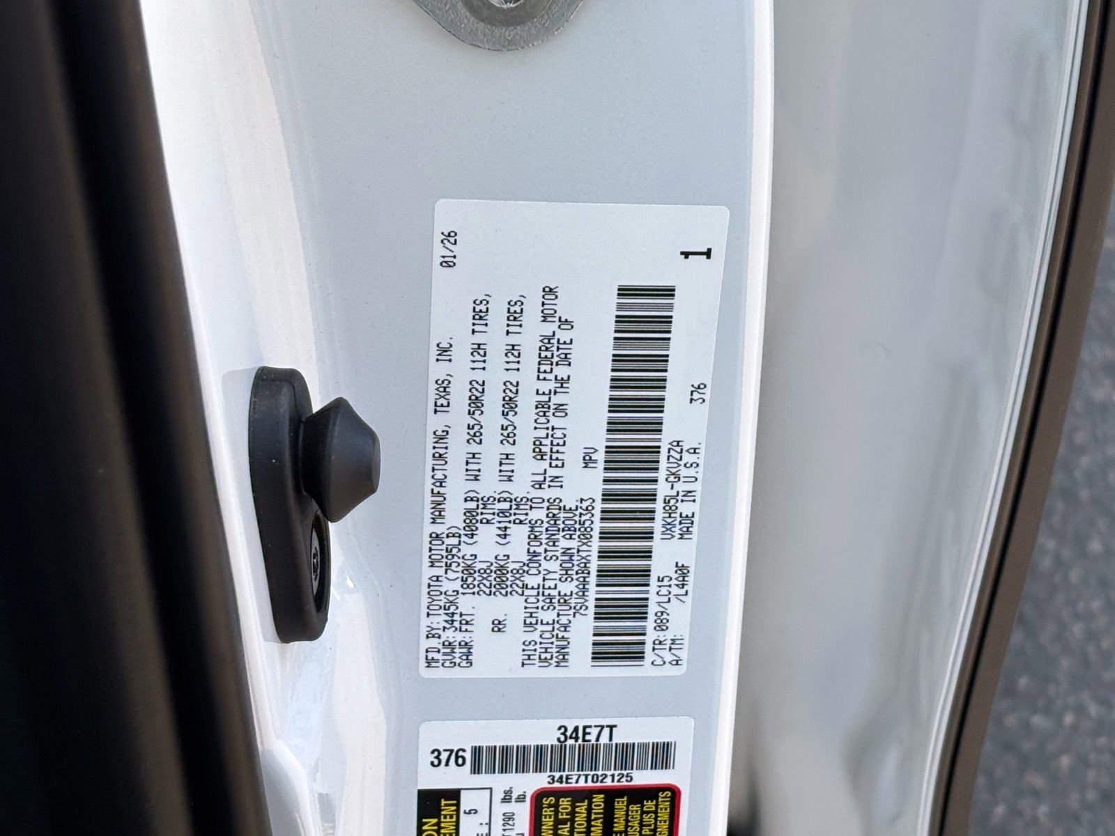 Certified 2026 Toyota Sequoia Capstone w/ Tow Technology Package image 32