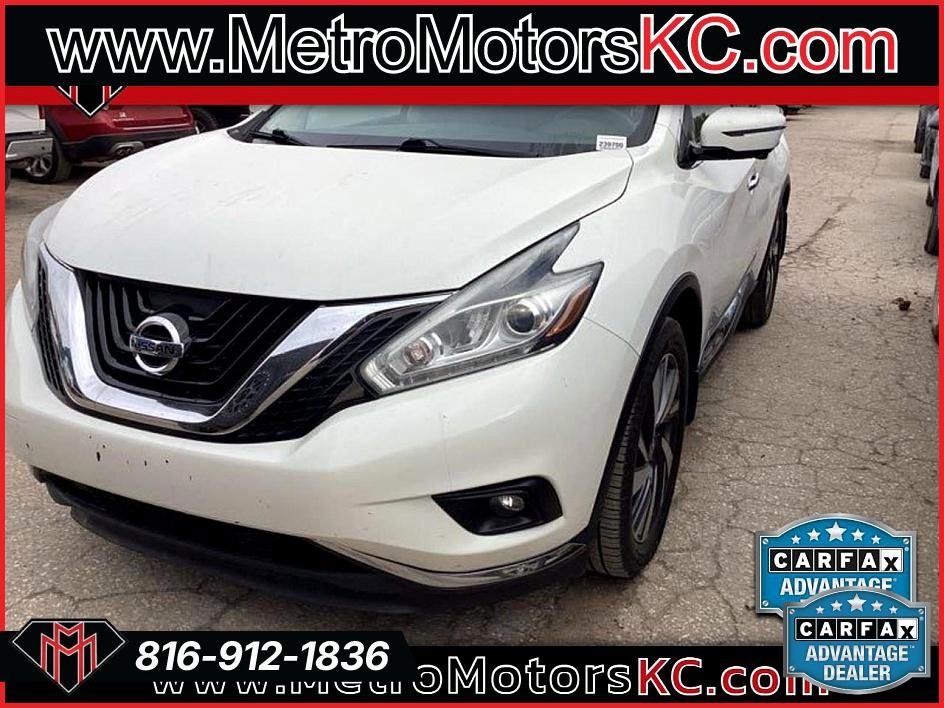 Used 2018 Nissan Murano Platinum w/ Cargo Package