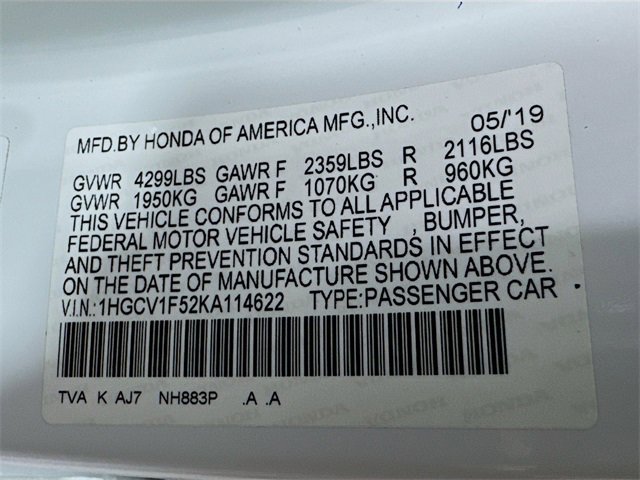 Used 2019 Honda Accord EX-L image 30