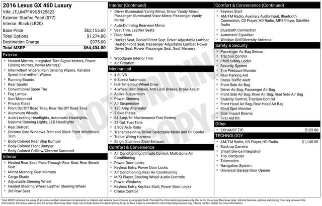 Used 2016 Lexus GX 460 Luxury image 18
