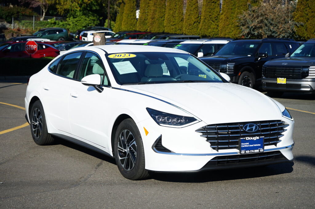 Certified 2023 Hyundai Sonata Blue image 3
