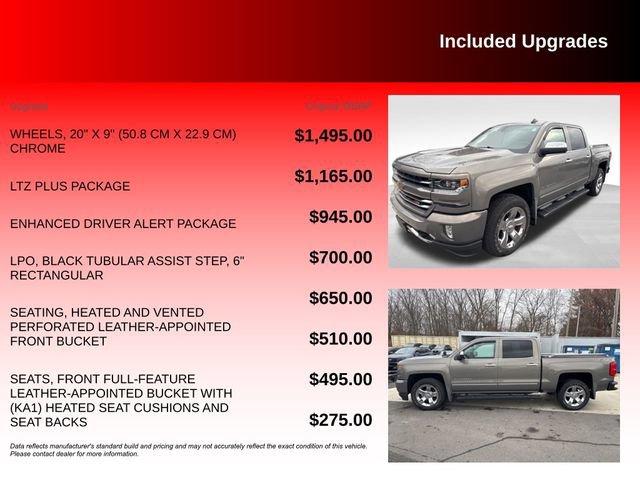 Used 2017 Chevrolet Silverado 1500 LTZ Z71 w/ LTZ Plus Package image 6