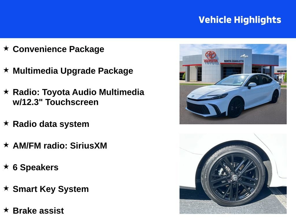 Used 2025 Toyota Camry SE w/ Multimedia Upgrade Package FWD image 4