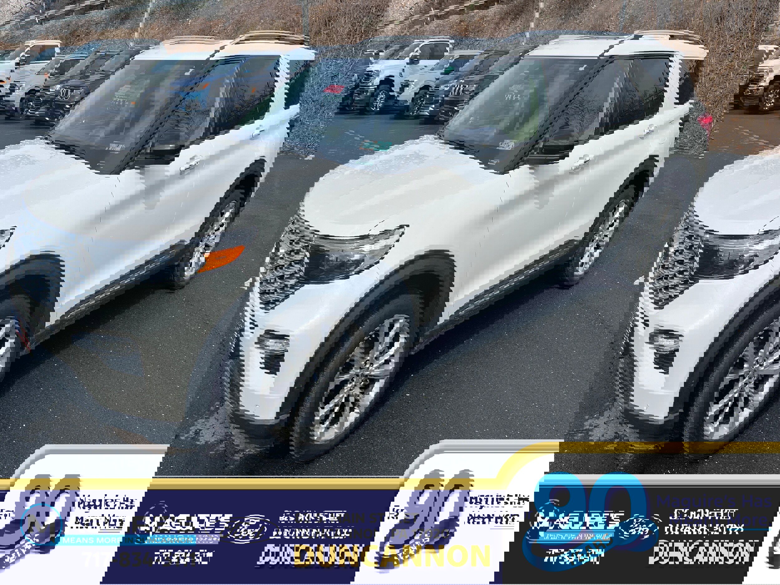 Certified 2021 Ford Explorer Platinum w/ Equipment Group 601A AWD/4WD image 1