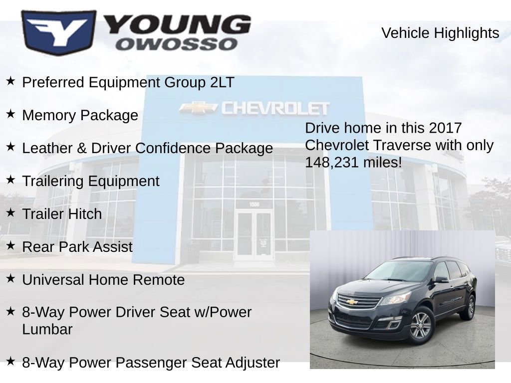 Used 2017 Chevrolet Traverse LT AWD/4WD image 8