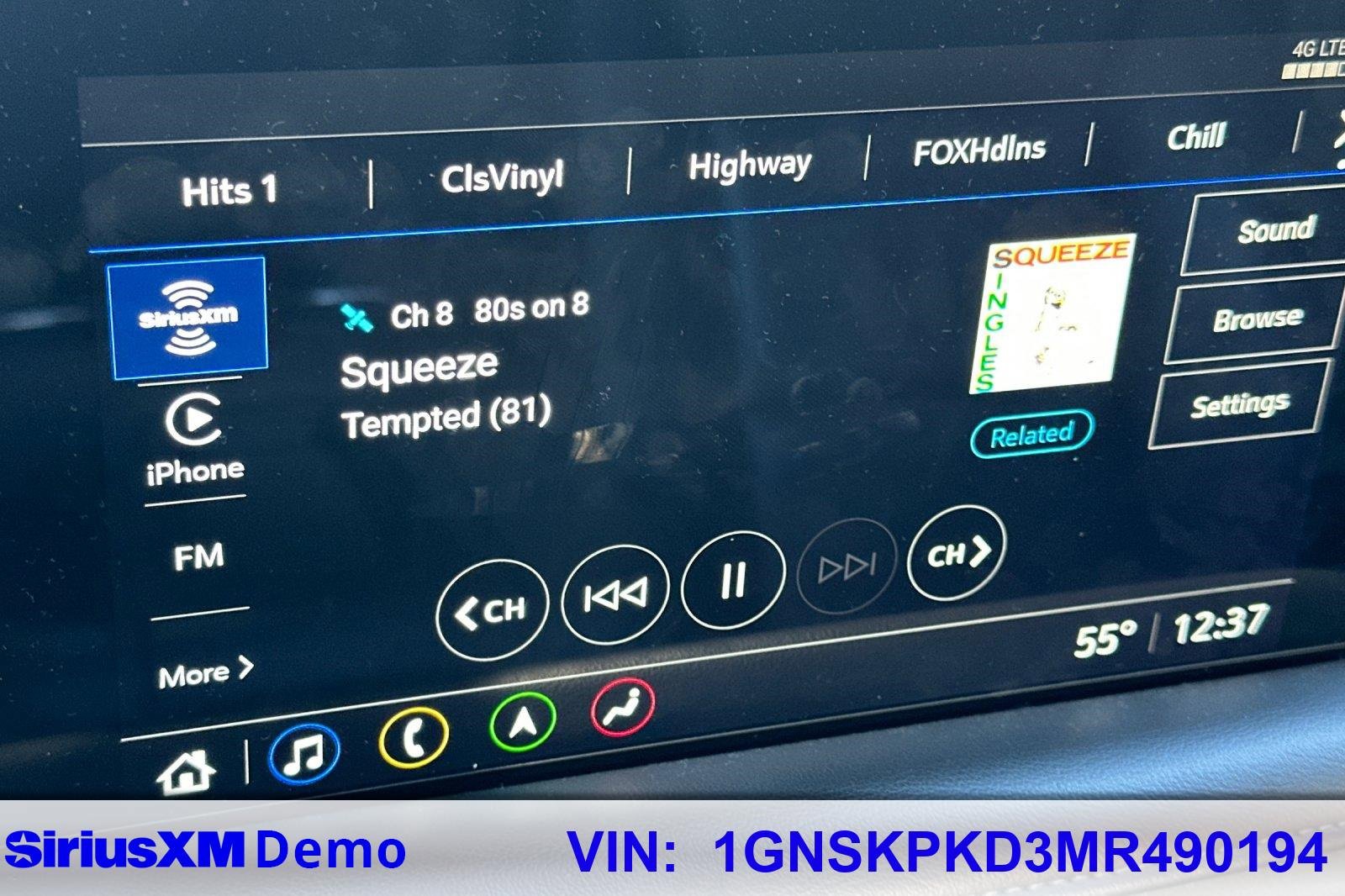 Used 2021 Chevrolet Tahoe Z71 w/ Rear Media and Nav Package image 53