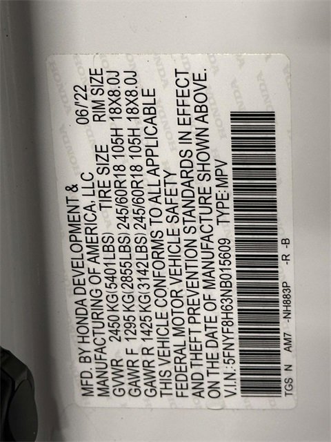 Certified 2022 Honda Passport TrailSport image 31