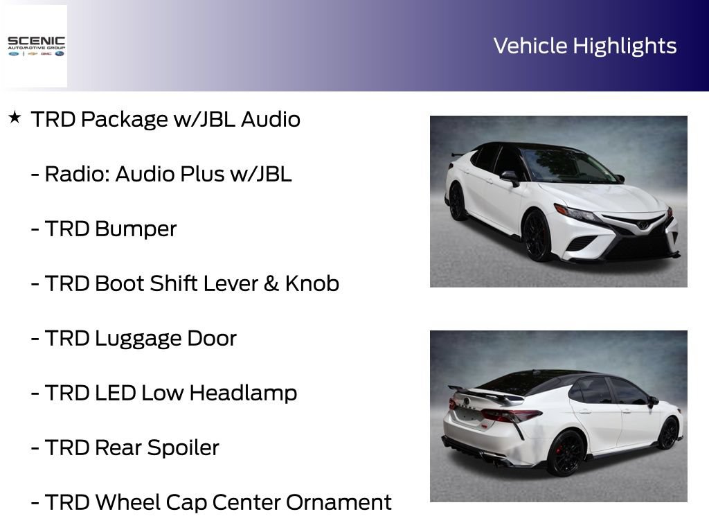 Used 2023 Toyota Camry TRD w/ TRD Package w/JBL Audio FWD image 5