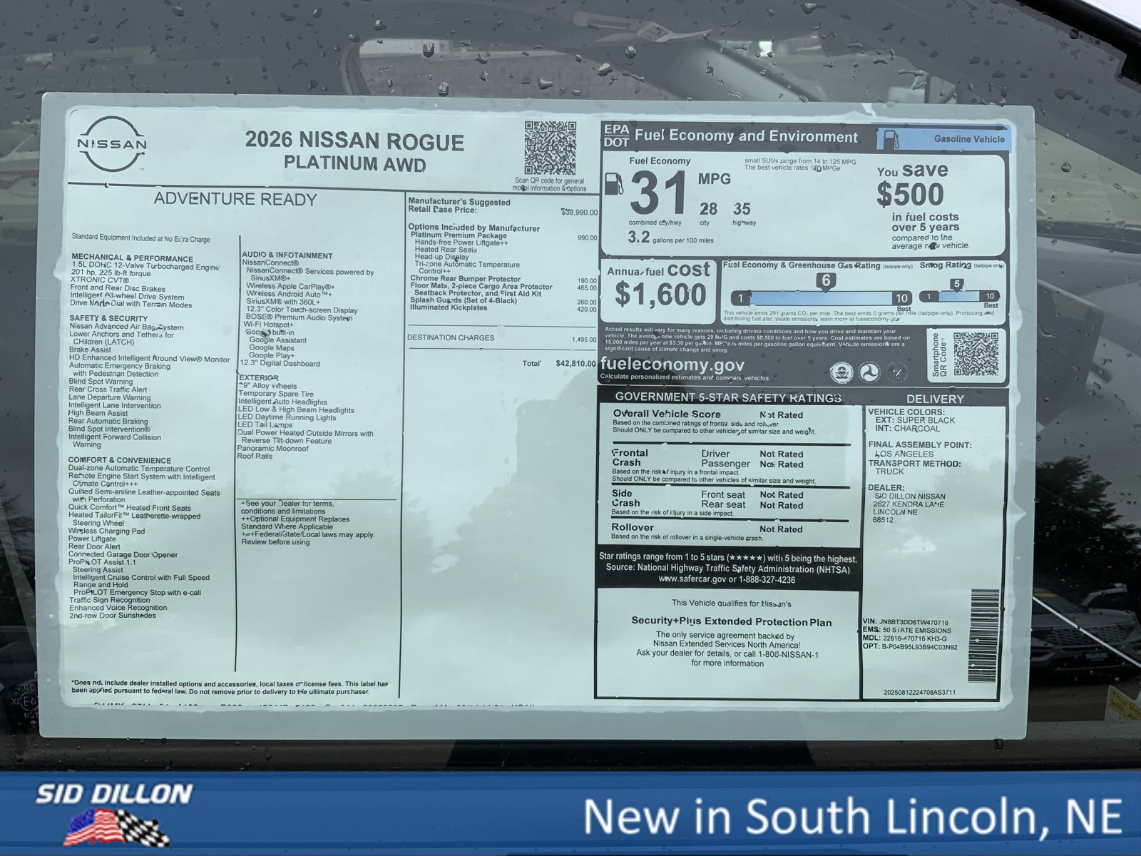 New 2026 Nissan Rogue Platinum w/ Platinum Premium Package image 13