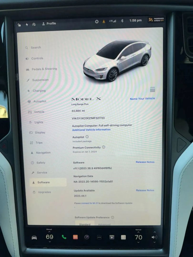 Used 2021 Tesla Model X Long Range AWD/4WD image 4