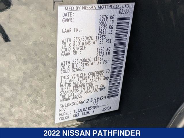 Used 2022 Nissan Pathfinder SL w/ SL Premium Package image 23
