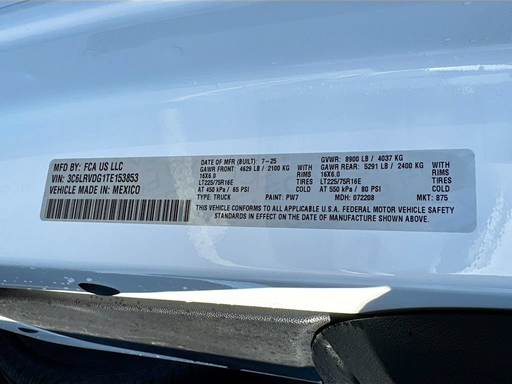 Used 2026 RAM ProMaster 2500 w/ Convenience Group FWD image 24