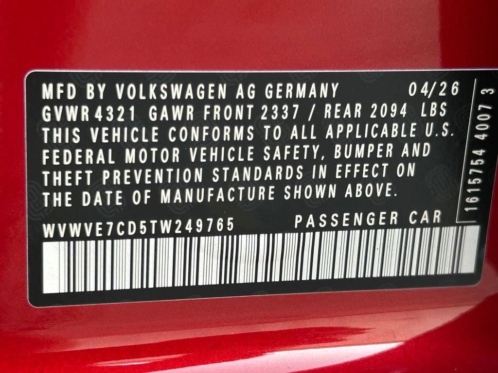 New 2026 Volkswagen GTI Autobahn FWD image 51
