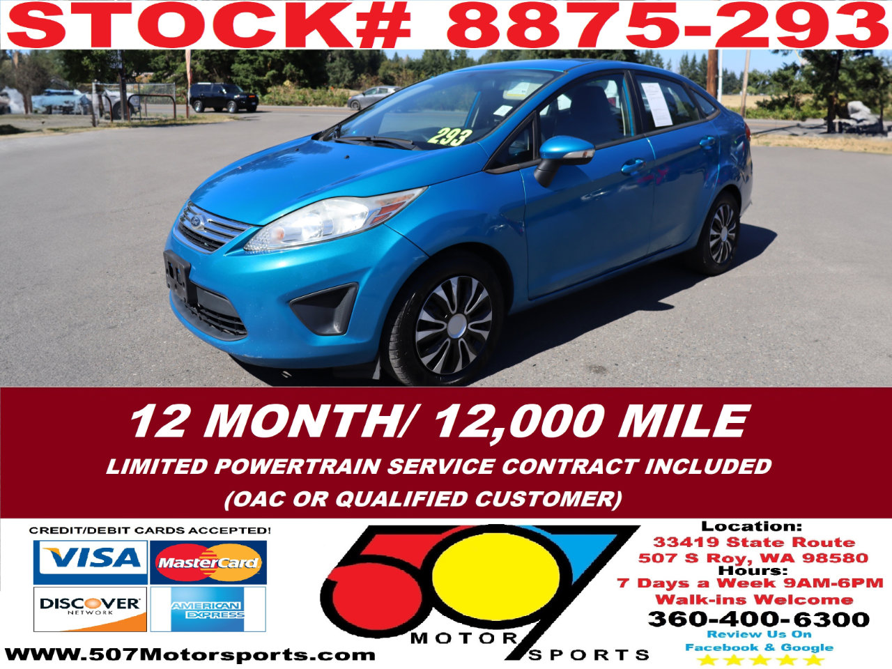 Used 2013 Ford Fiesta SE