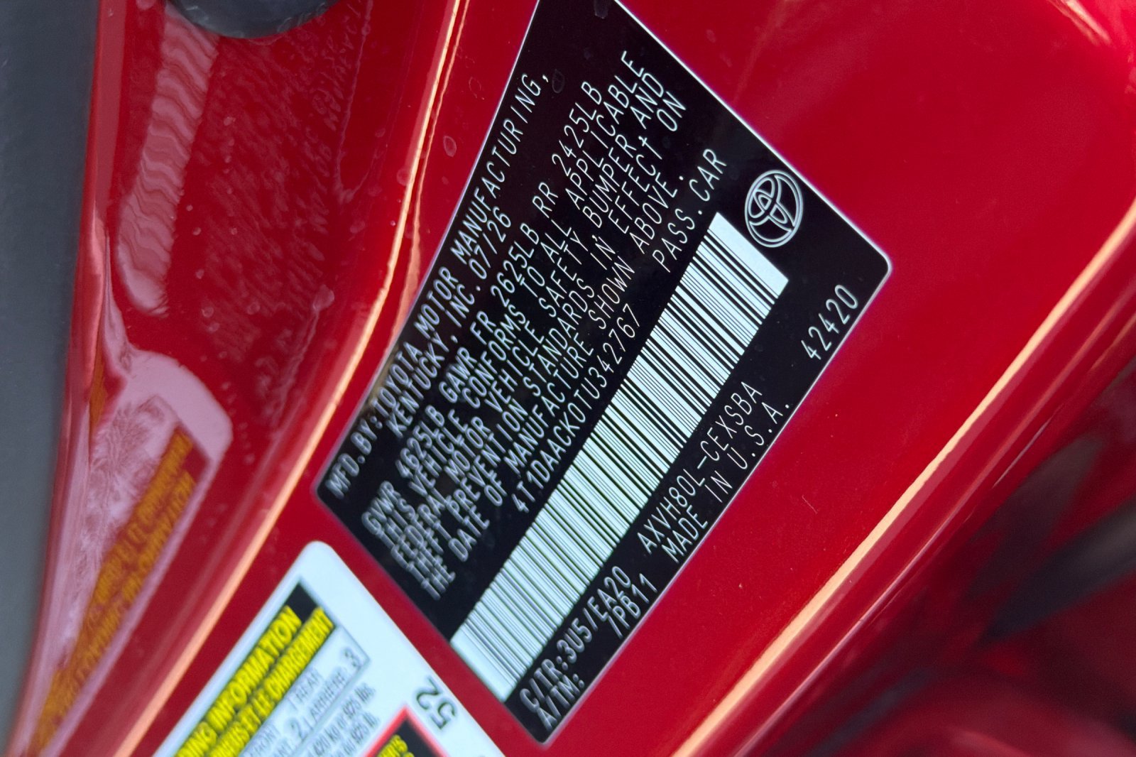 Used 2026 Toyota Camry SE FWD image 44