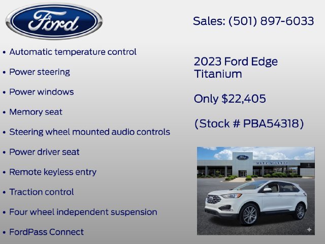 Certified 2023 Ford Edge Titanium AWD/4WD image 13