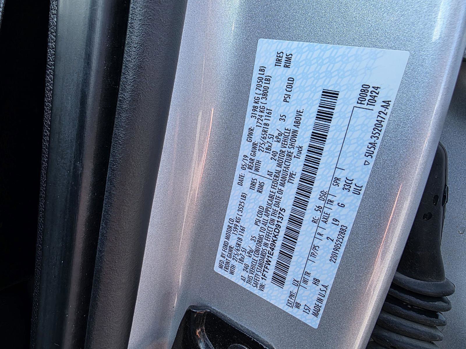 Used 2019 Ford F150 Lariat AWD/4WD image 20