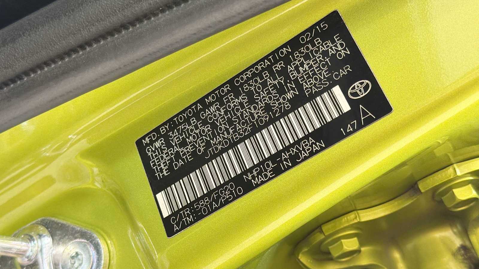 Used 2015 Toyota Prius C Two FWD image 11