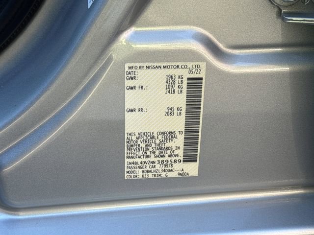 Used 2022 Nissan Altima 2.5 SV w/ SV Premium Package image 32